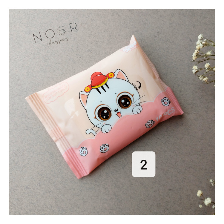 خرید دستمال مرطوب فانتزی