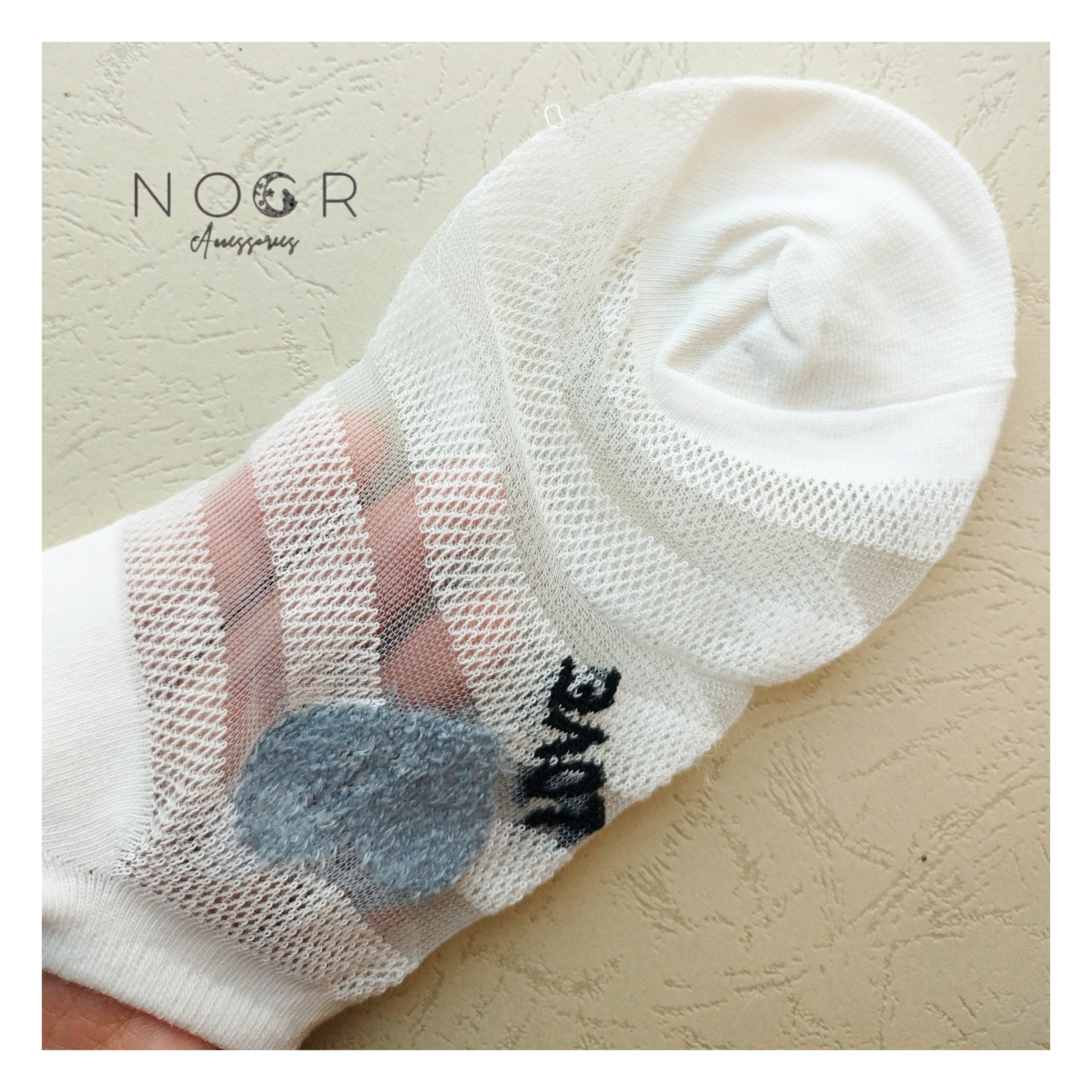 جوراب شیشه ای فانتزی