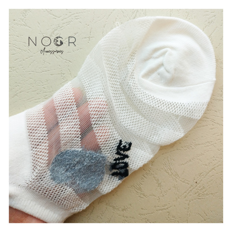 جوراب شیشه ای فانتزی