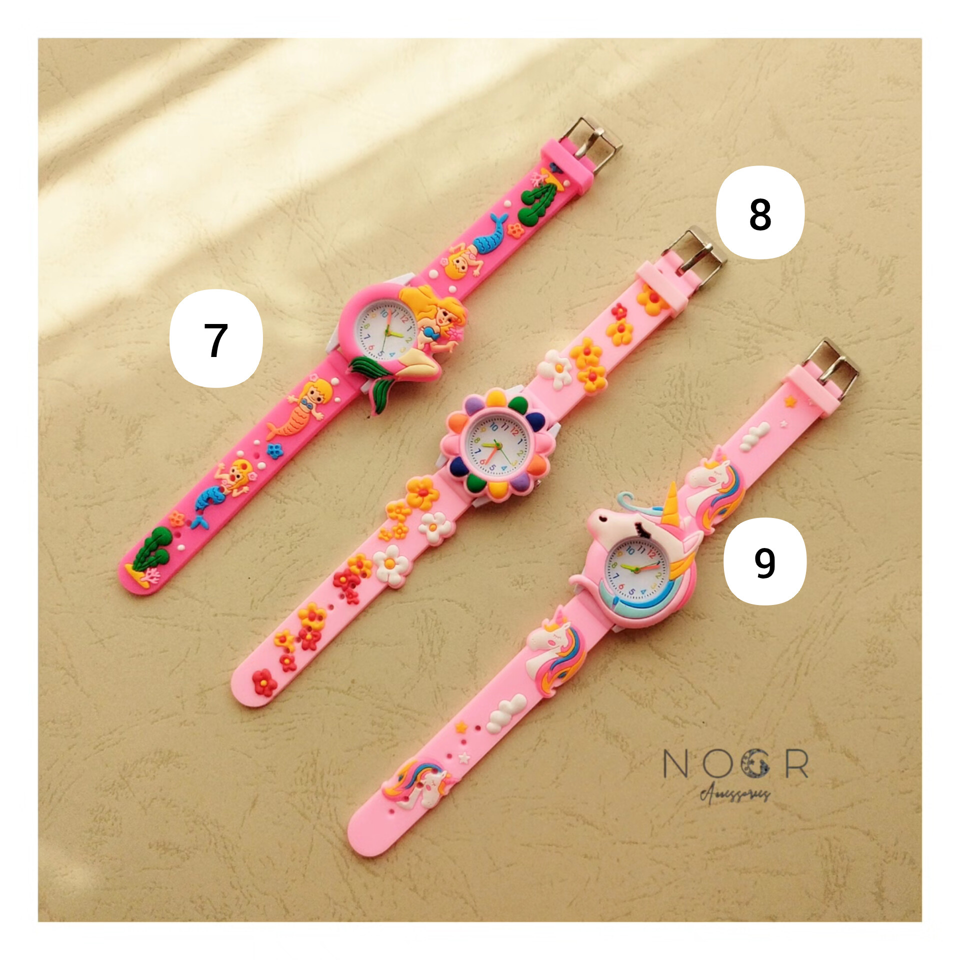 ساعت مچی دخترانه فانتزی بچه گانه