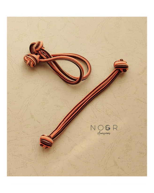 آموزش بستن کش مو گره ای