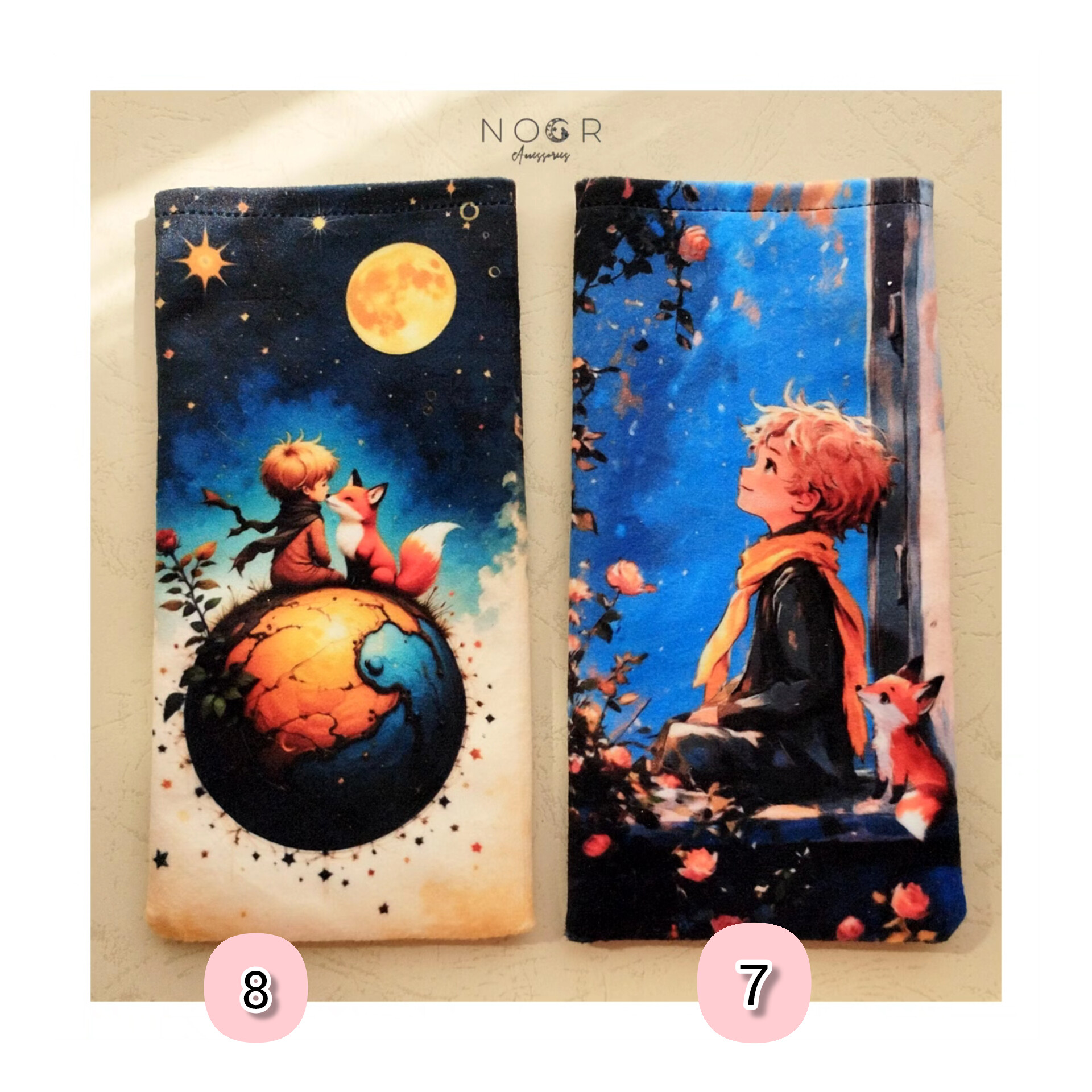 کیف عینک پارچه ای