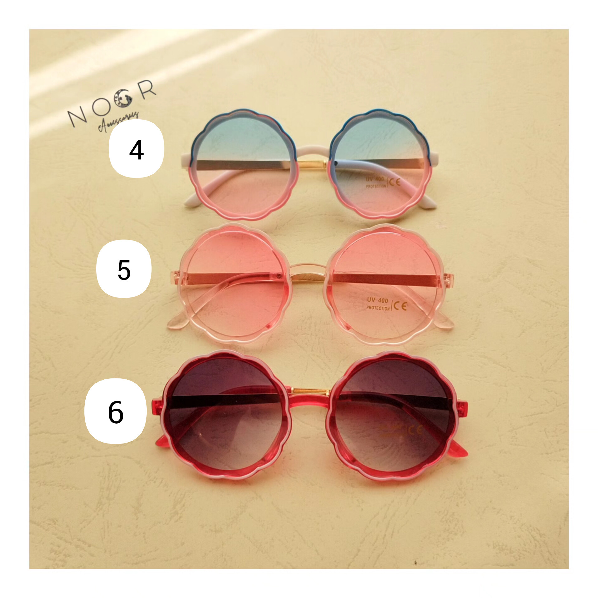 عینک دودی بچه گانه دخترانه