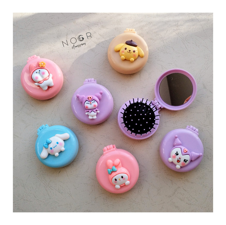 برس آینه دار تاشو