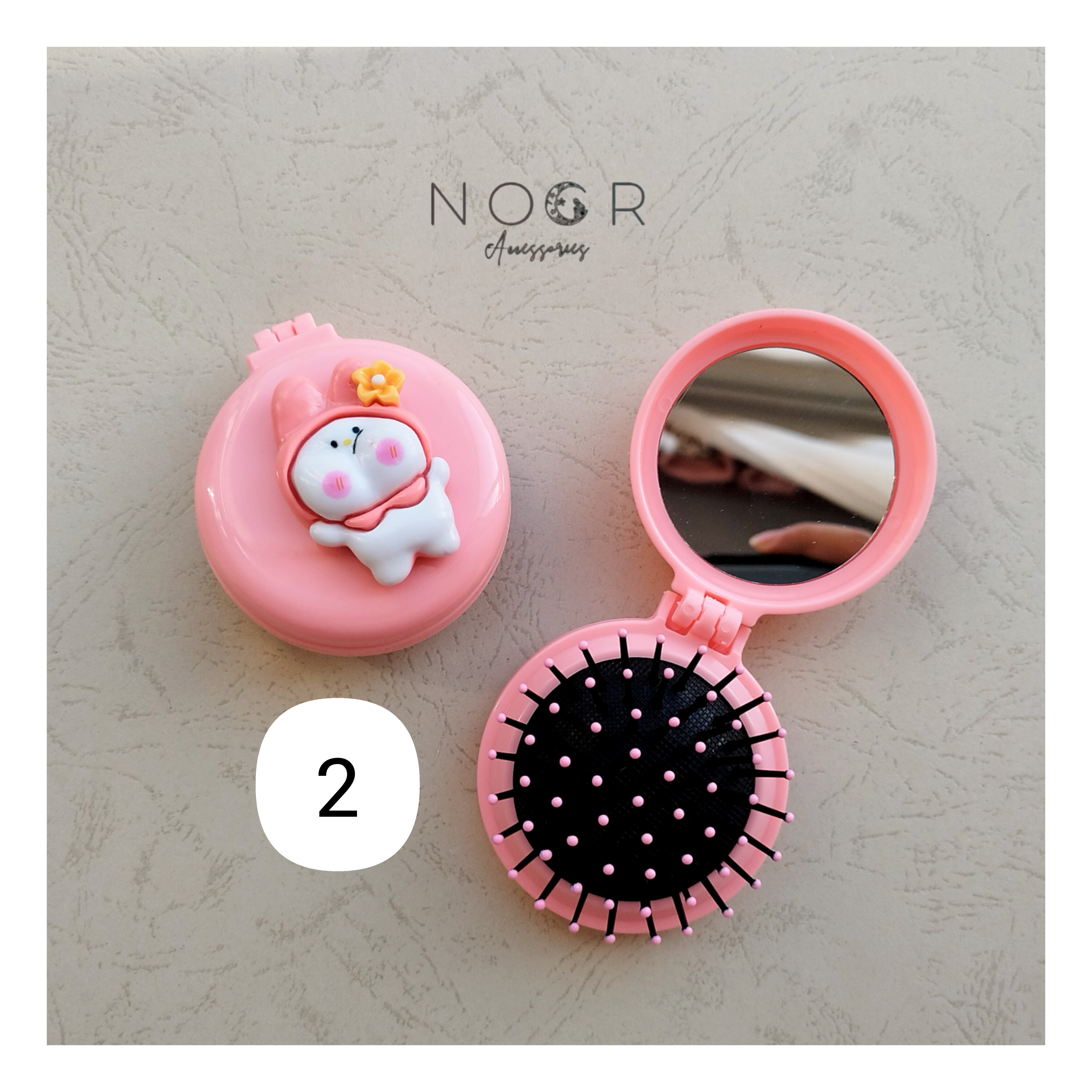 آینه برس تاشو