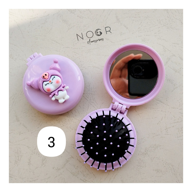 برس و آینه تاشو