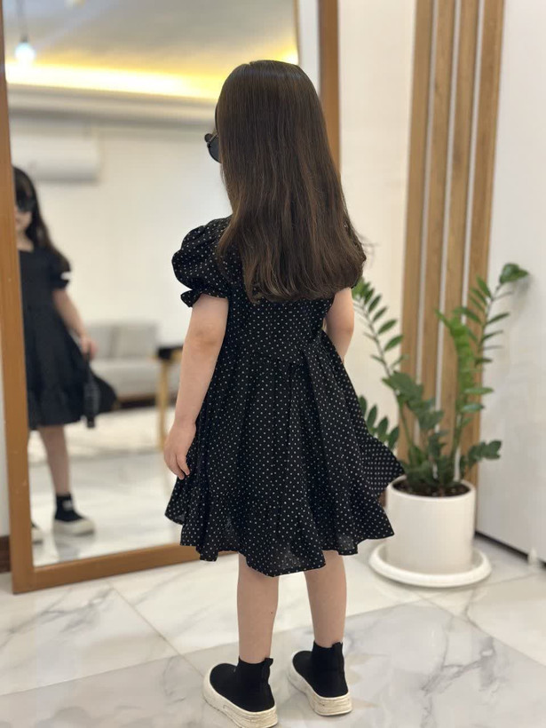 پیراهن محرمی چیندار مشکی - پارچه مرغوب و دوخت تمیز