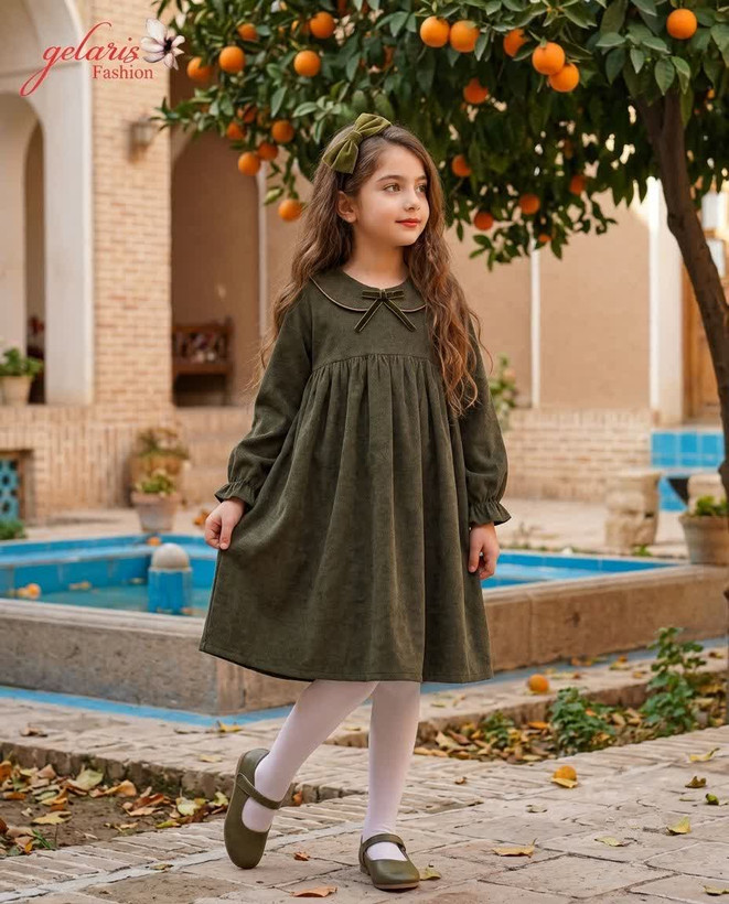 پیراهن مخمل کبریتی