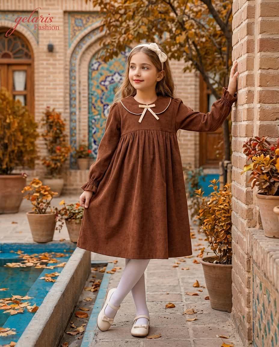 پیراهن مخمل کبریتی